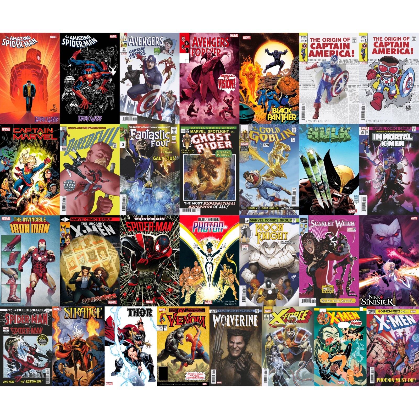 Marvel Classic Homage Variants (2023) 28 Books | Marvel Comics | ALMOST FULL SET
