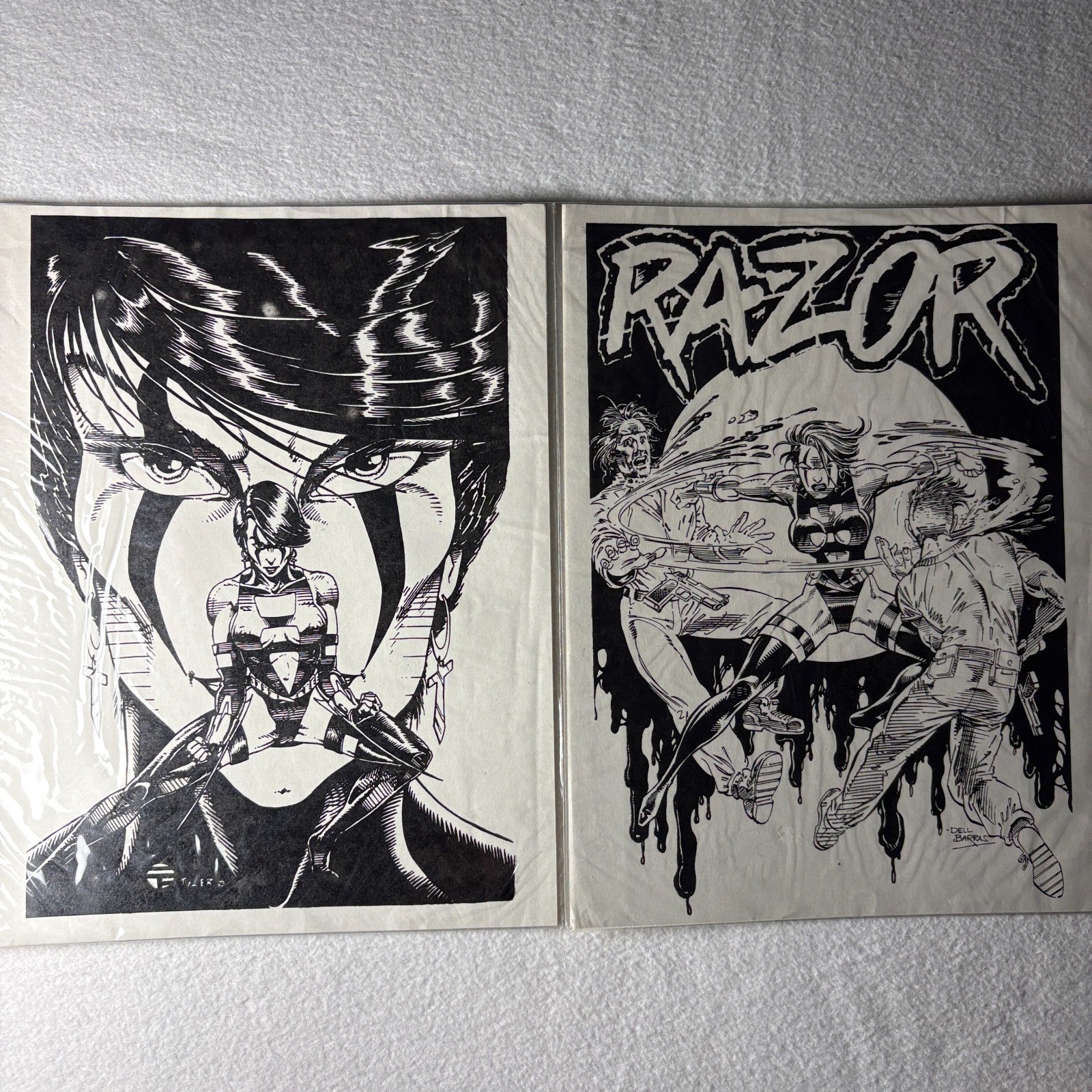 Razor B&W Art Prints Lot 2 Everette Hartsoe Dell Barras London Night Studios