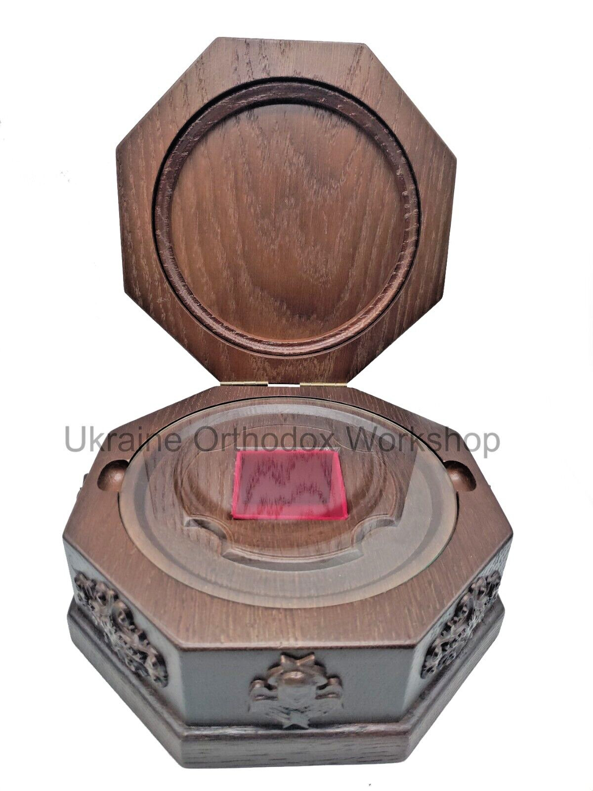 Reliquary Box Orthodox Carved Wooden
