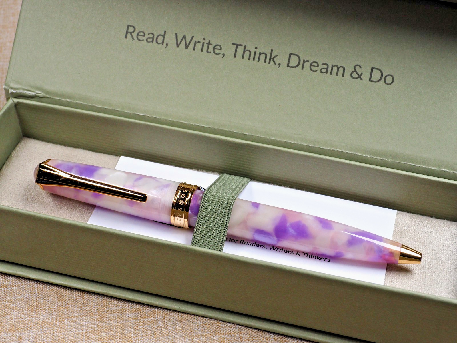 Beautiful Levenger True Writer Classic Mystic Ballpoint Pen, Brand New in Box
