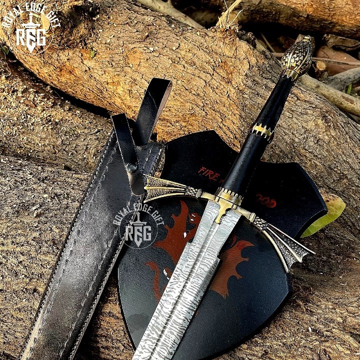 Valyrian Steel House of the Dragon Dark Sister Sword of Daemon Targaryen Replica