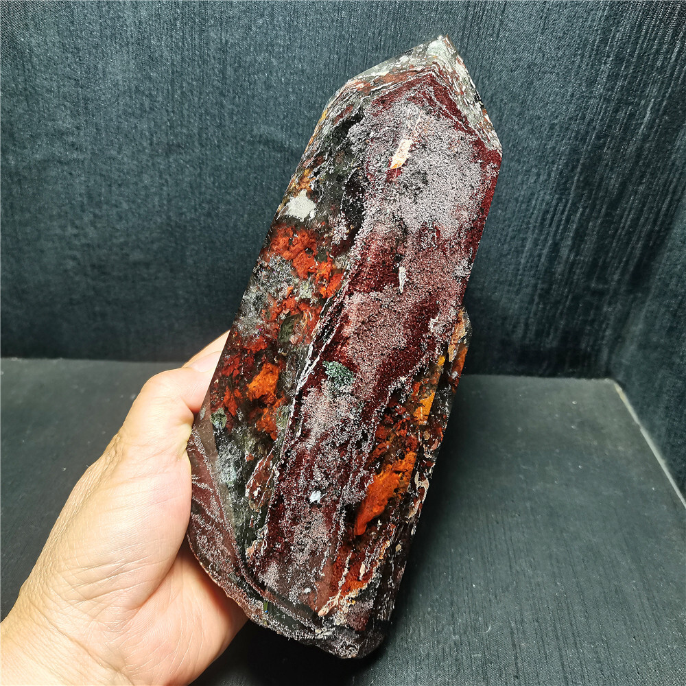 Rare 1824g Natural Garden Phantom  Scenic Stone Energy Stone Healing WD1757