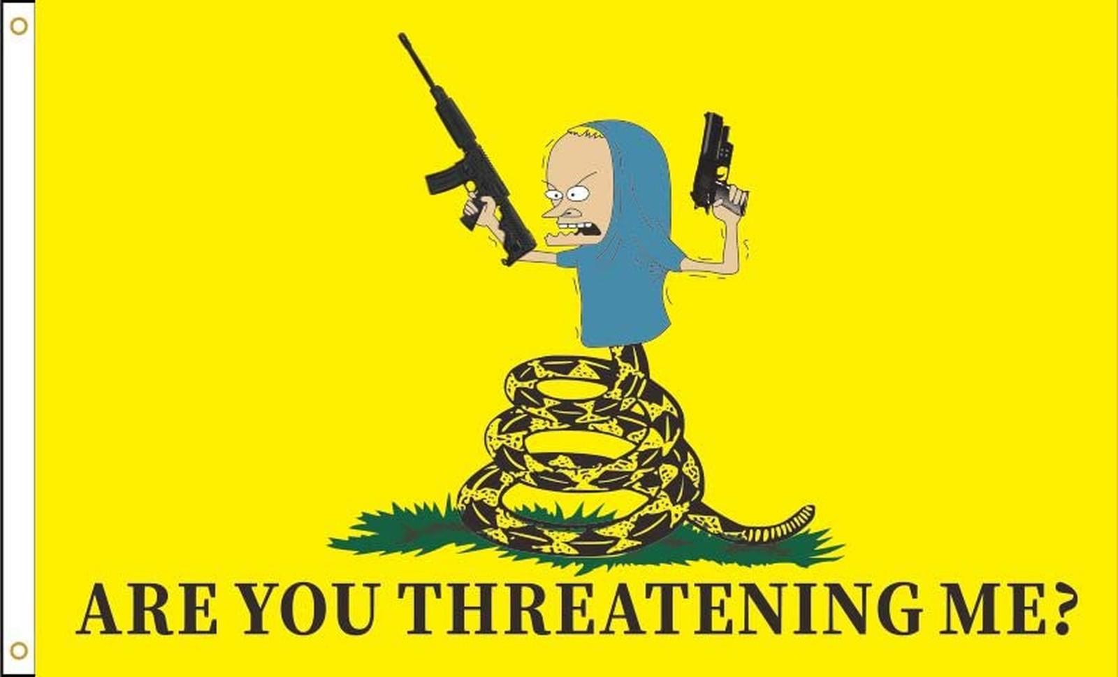 Eksent Outdoor Are you threatening me flag 3x5ft Beavis and Butthead banner f... Eksent Outdoor Are you threatening me flag 3x5ft Beavis and Butthead banner f...