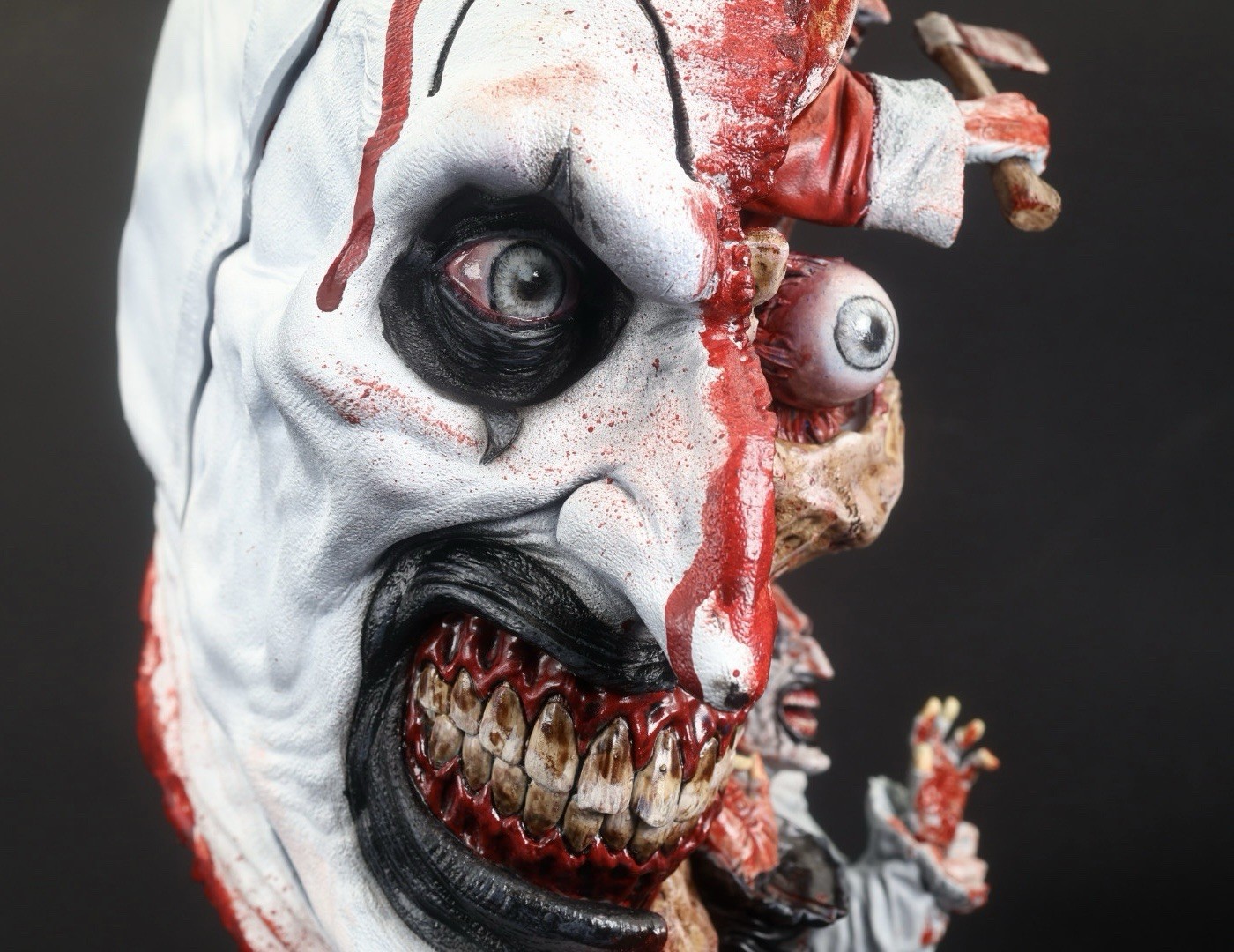 The Terrifier Hellhead Sculpt Rare “MADE TO ORDER” 1:1 Scale