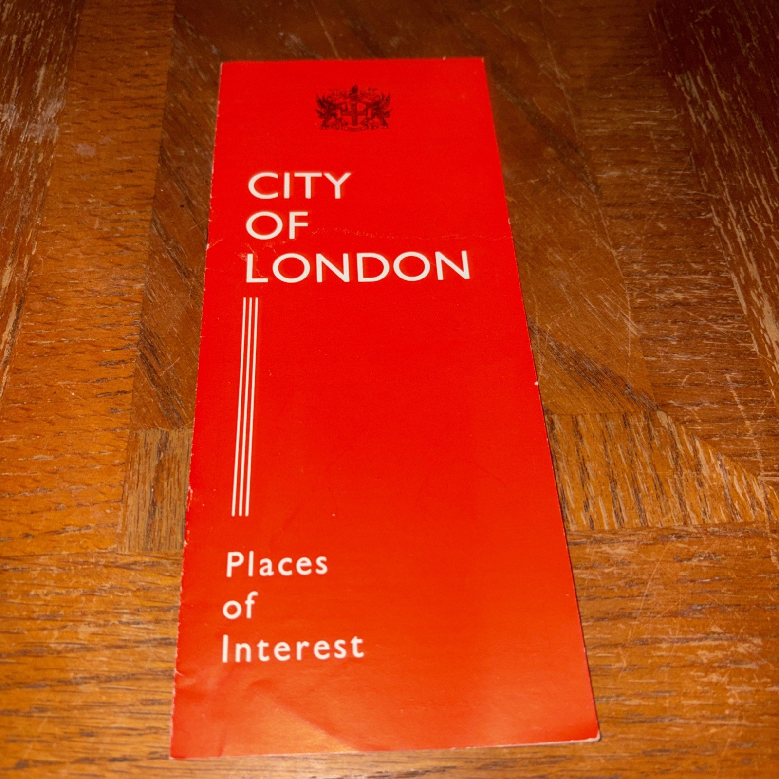 Vintage 1953 City of London Places Of Interest Pamphlet with Map VTG