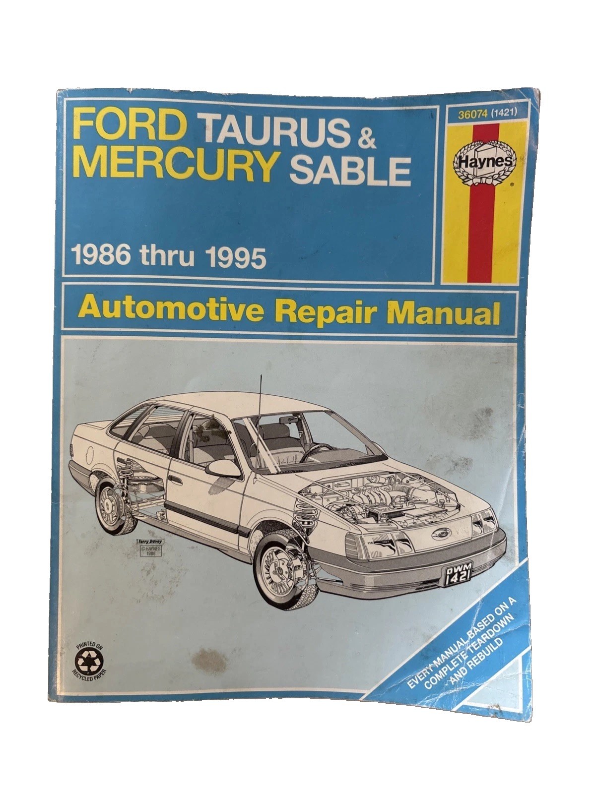 1986-95 Haynes Ford Taurus and Mercury Sable Auto Repair Manual