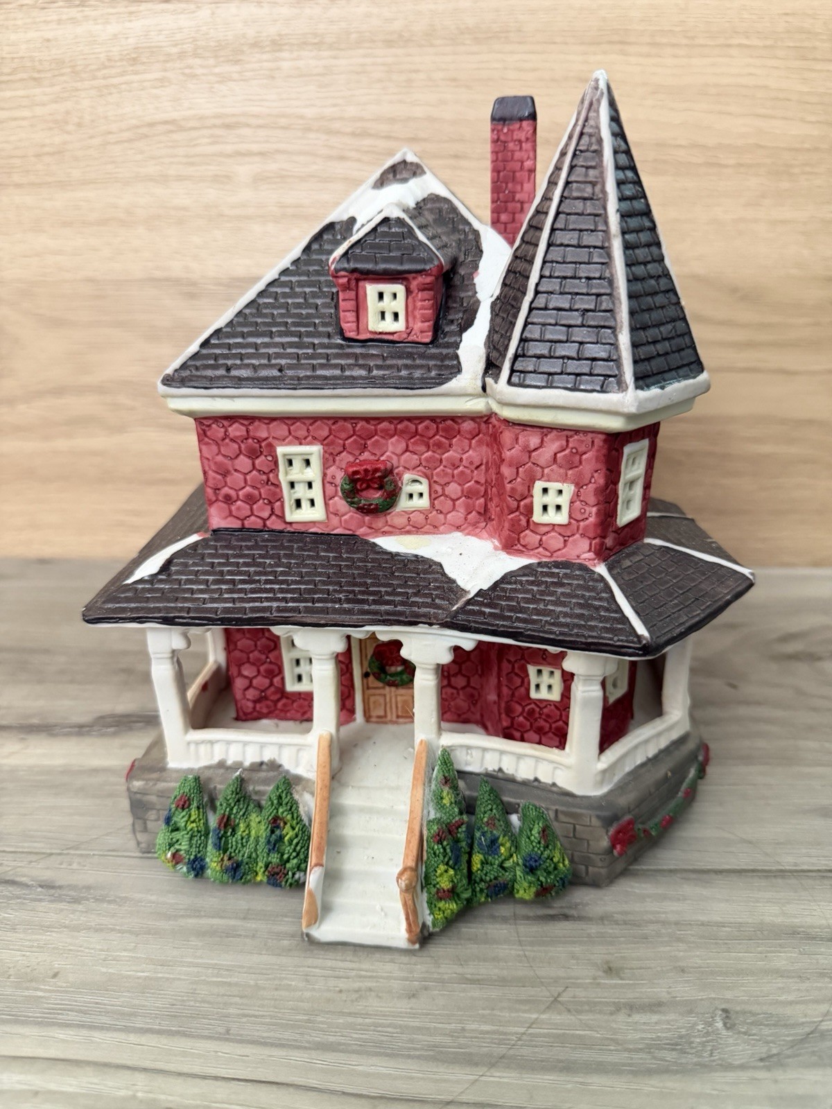 Vintage 1993 Lemax Dickensvale Red Victorian House 35064 No Light