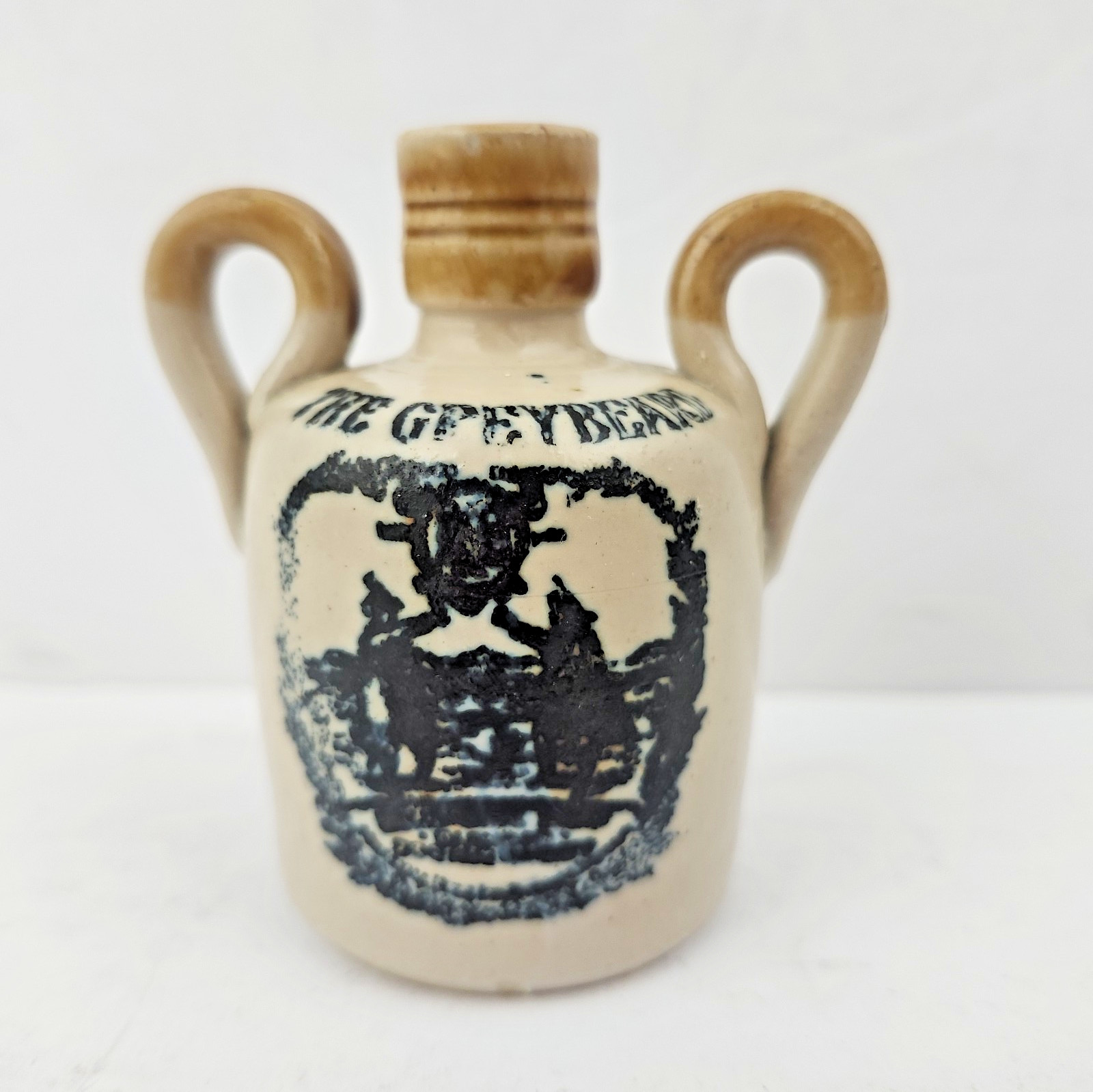 THE GREYBEARD Scotch Whiskey Miniature Stoneware Jug 3