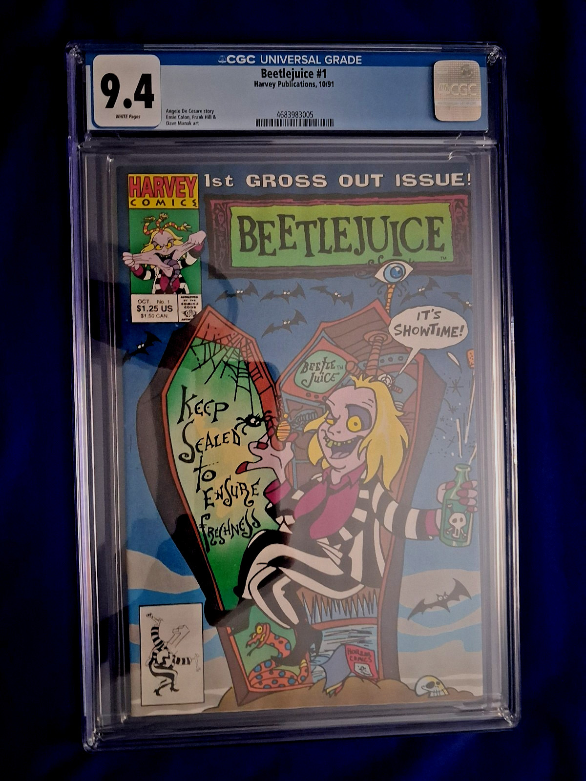 Harvey Comics, Beetlejuice Oct #1, CGC 9.4, WAS $149.00-NOW $99.00