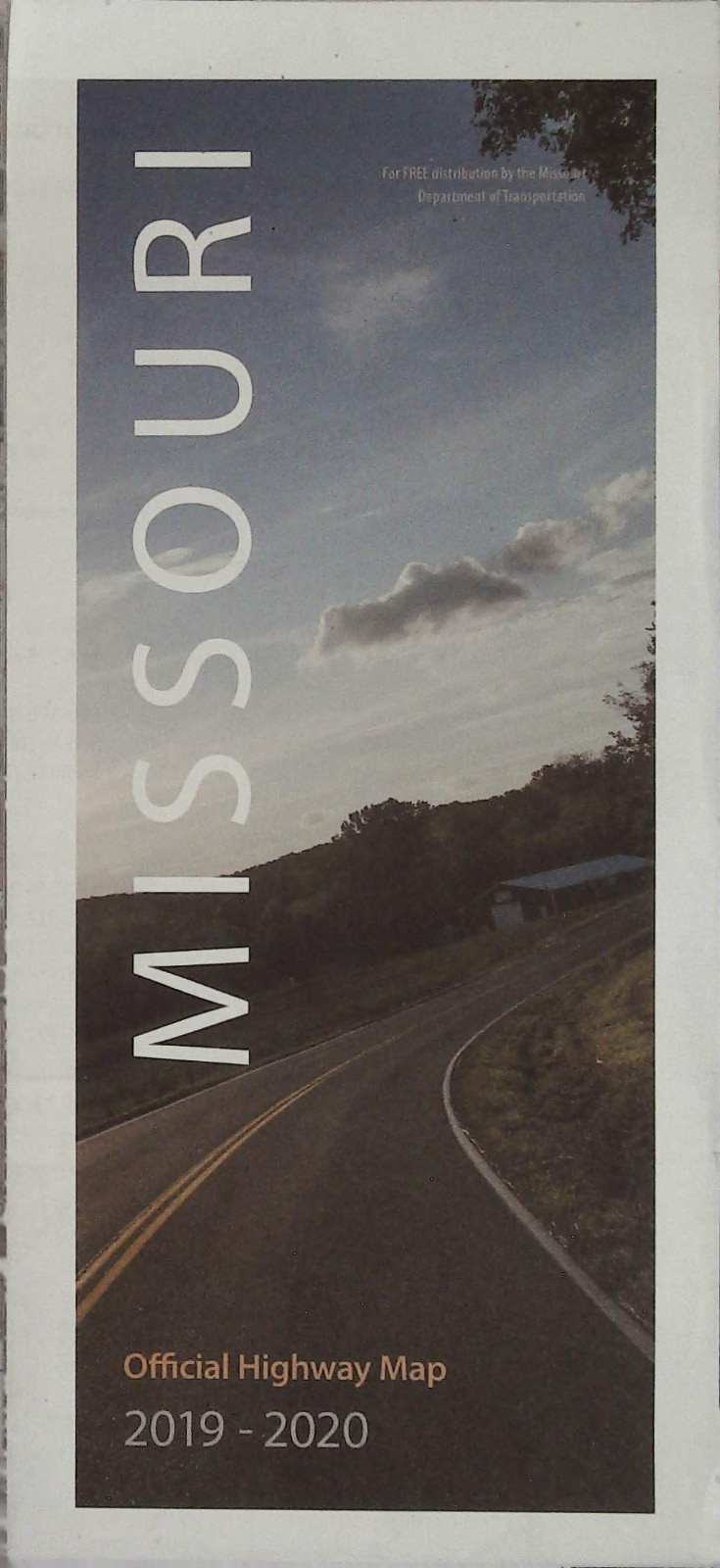 Missouri, Official Highway Map, 2019-2020, Vintage Road Map