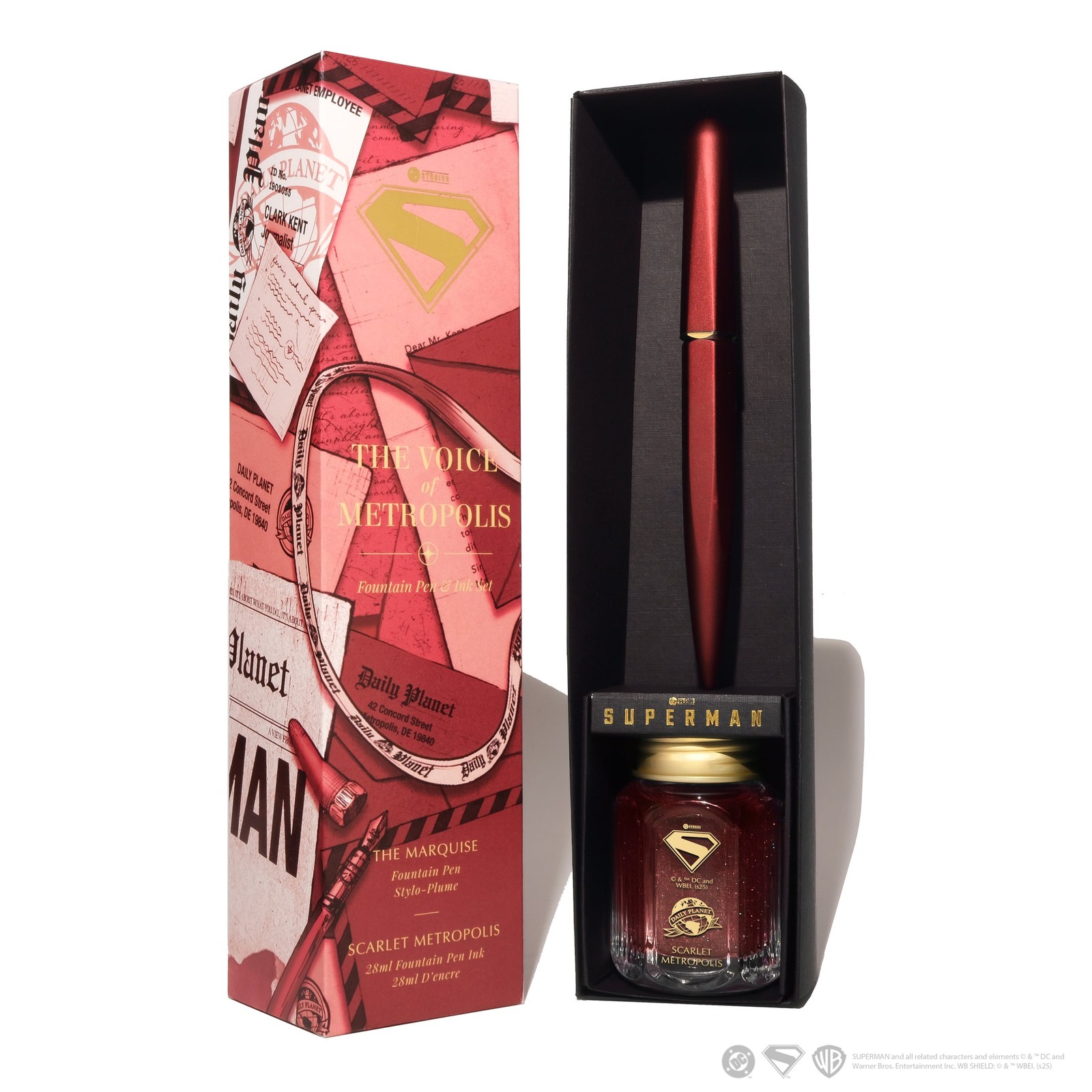 Ferris Wheel Superman The Voice of Metropolis Pen & 28ml Fountain Pen Ink Set Ferris Wheel Superman The Voice of Metropolis Pen & 28ml Fountain Pen Ink Set