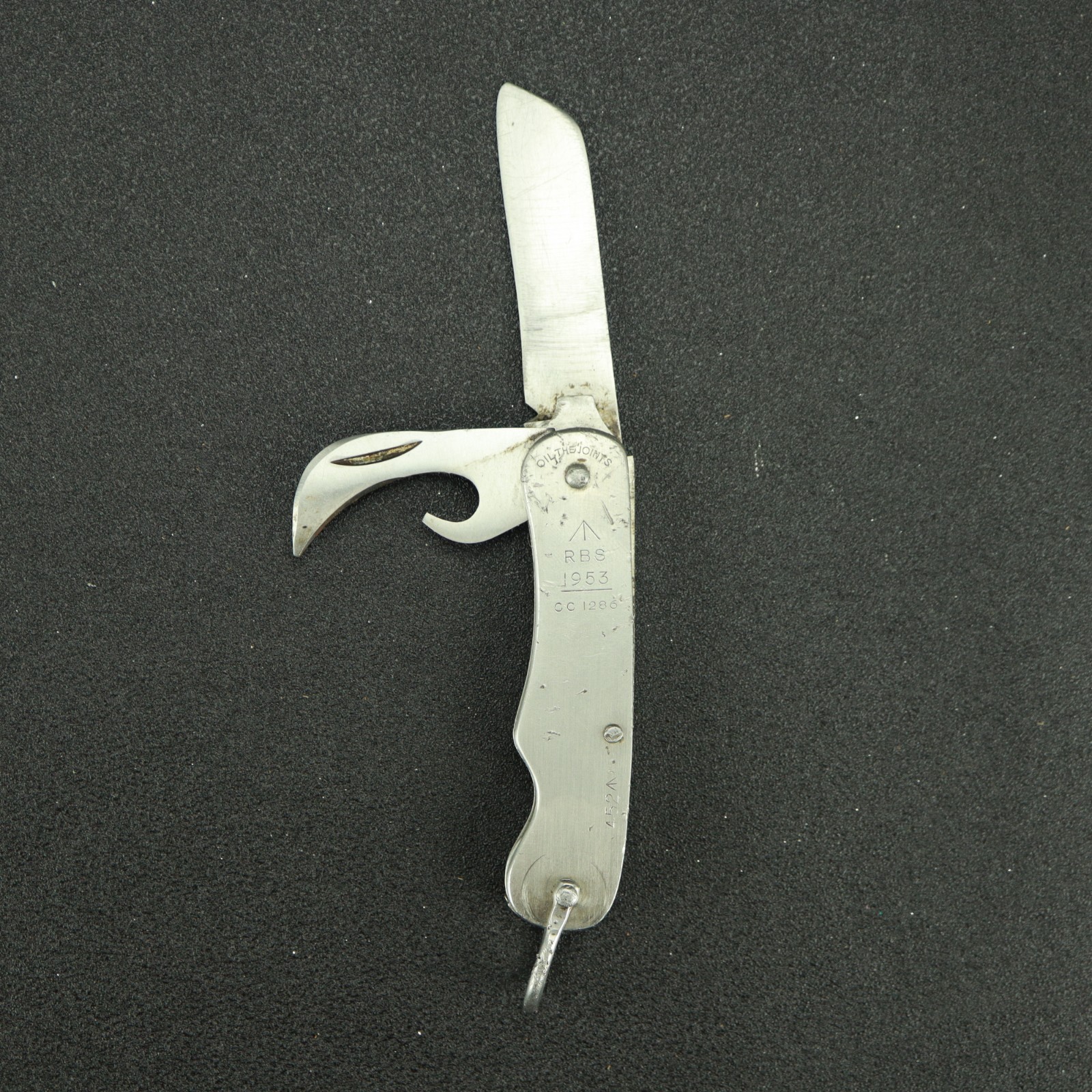Vintage British Army 1953 Two Piece Military Clasp Knife Yachtsman RBS Sheffield