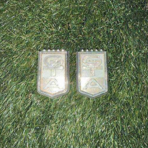 1966 Ford Fairlane GTA Fender Badge - Matched Pair, OEM Original, Ford Part No.