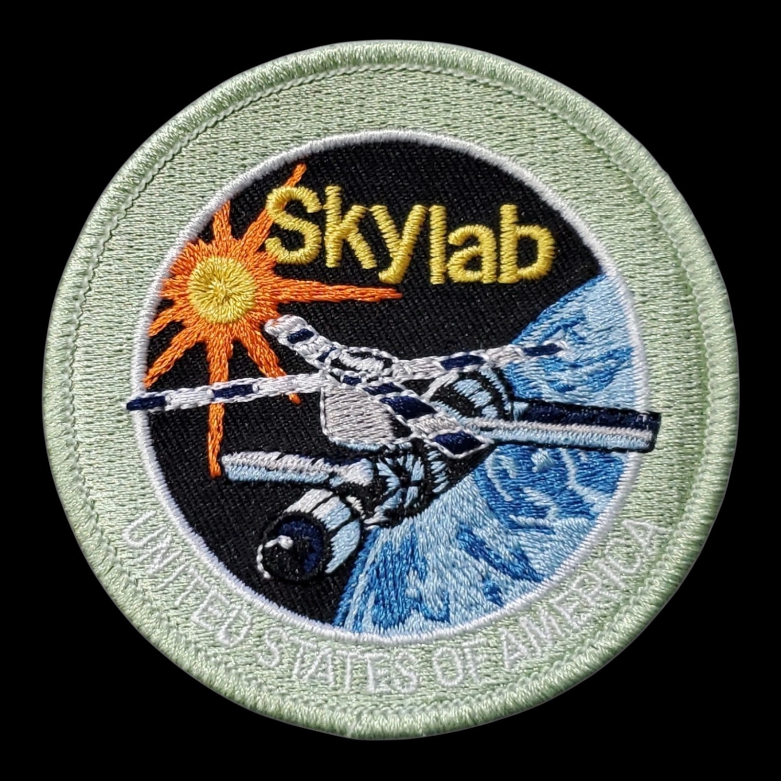 Vintage NASA Space Exploration Skylab Patch. Embroidered. Iron On. 3\ Vintage NASA Space Exploration Skylab Patch. Embroidered. Iron On. 3\