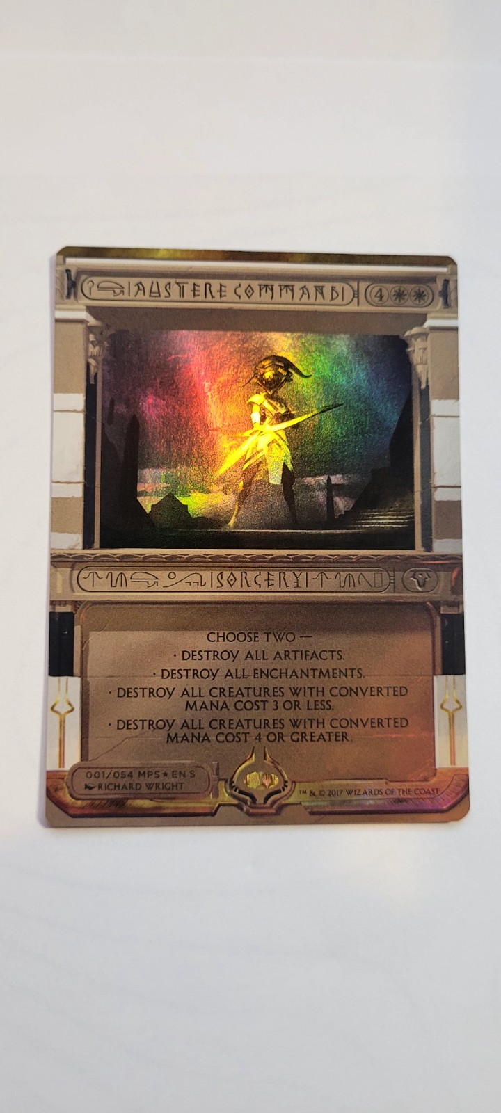 Austere Command (Amonkhet Invocations) - Mint/Near Mint- Magic The Gathering TCG