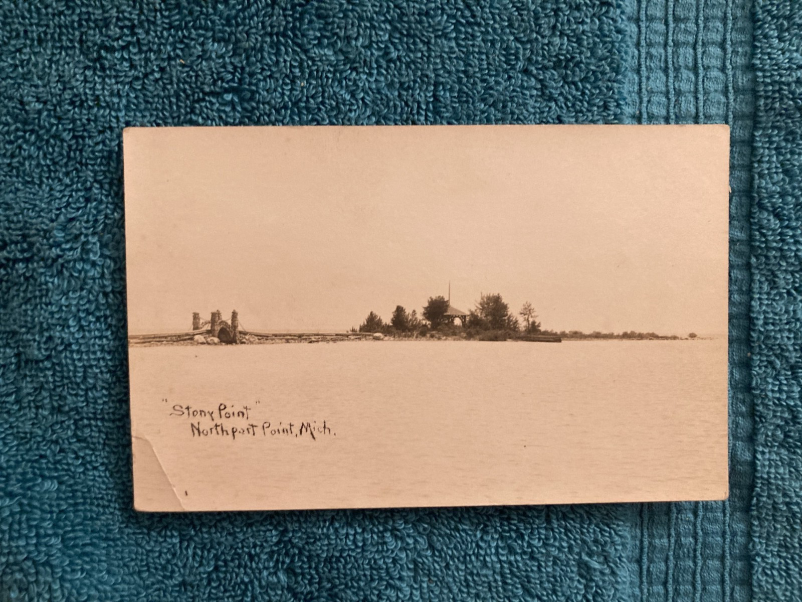 RPPC Stony Point, Northport Point Michigan Unposted c1910
