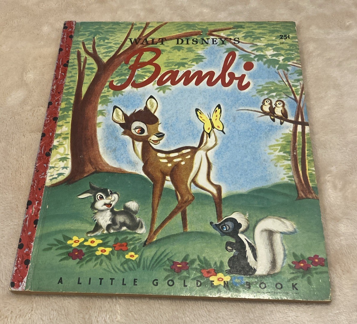 A Little Golden Book Walt Disneys Bambi 1st Little Golden Book 1948 D7 