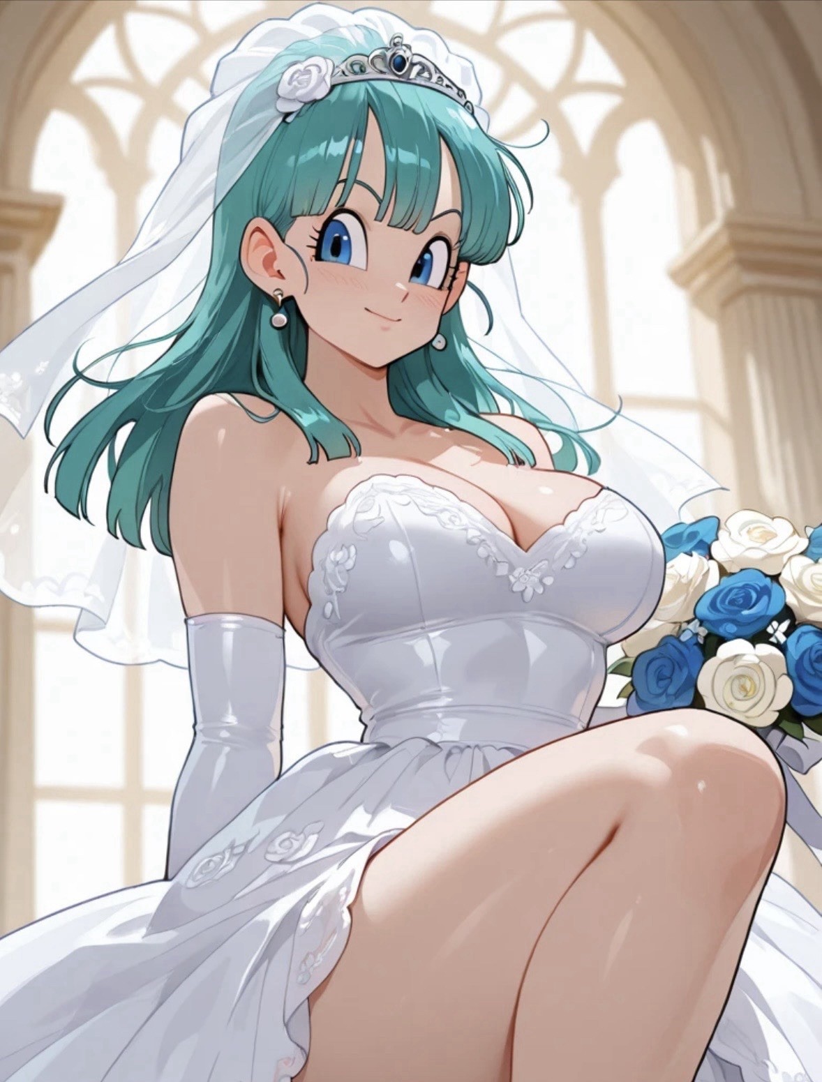 Bluma Dragon Ball Waifu Sticker