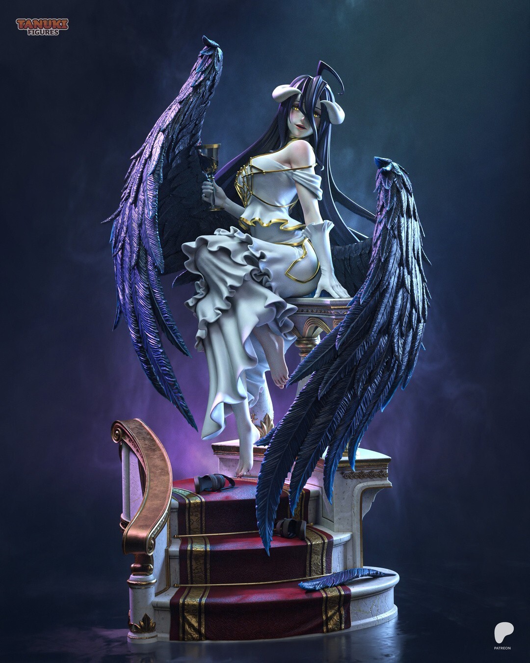 1:8 Albedo Overlord Fan Art UNPAINTED High Quality Garage Kit