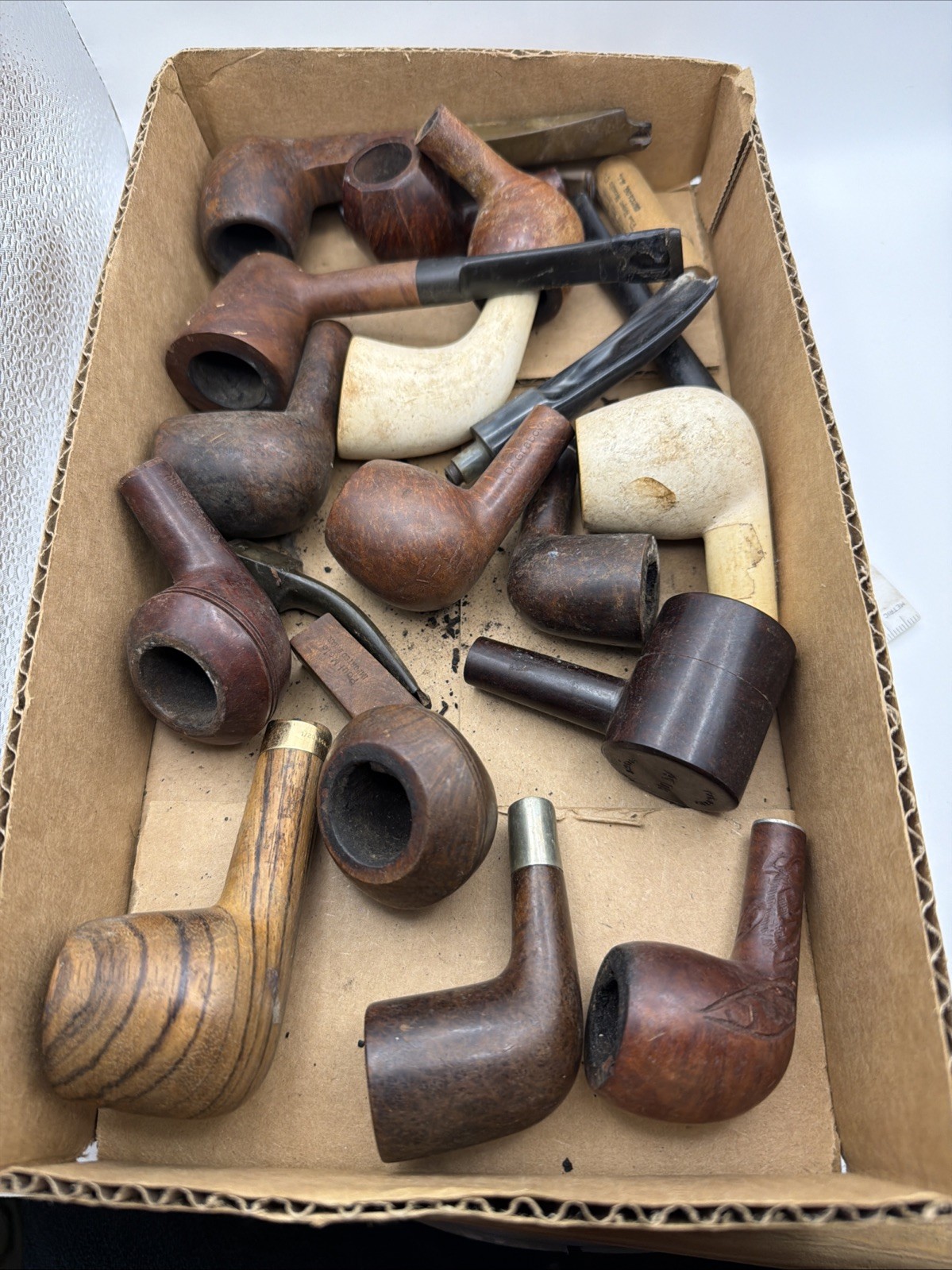 Vintage Estate Pipes Lot Of 15