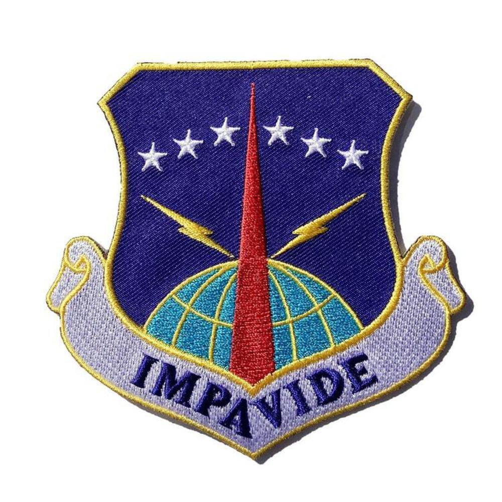 90th Missile Wing IMPAVIDE Patch – With Hook and Loop, 3.5\