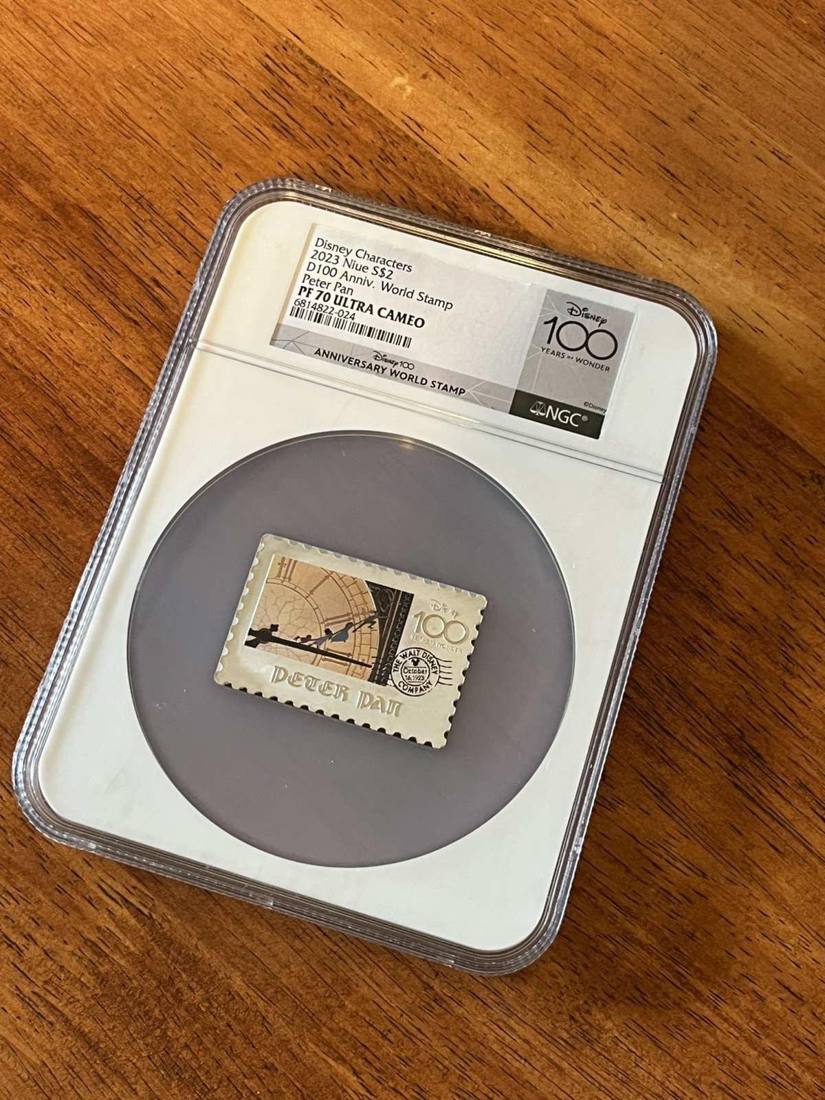 1 Oz .999 Fine Silver 2023 Disney Characters Anniversary $2 Stamp NGC PF 70