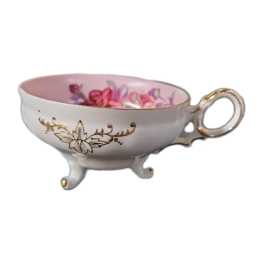 Vintage, Three-Footed Porcelain Teacup