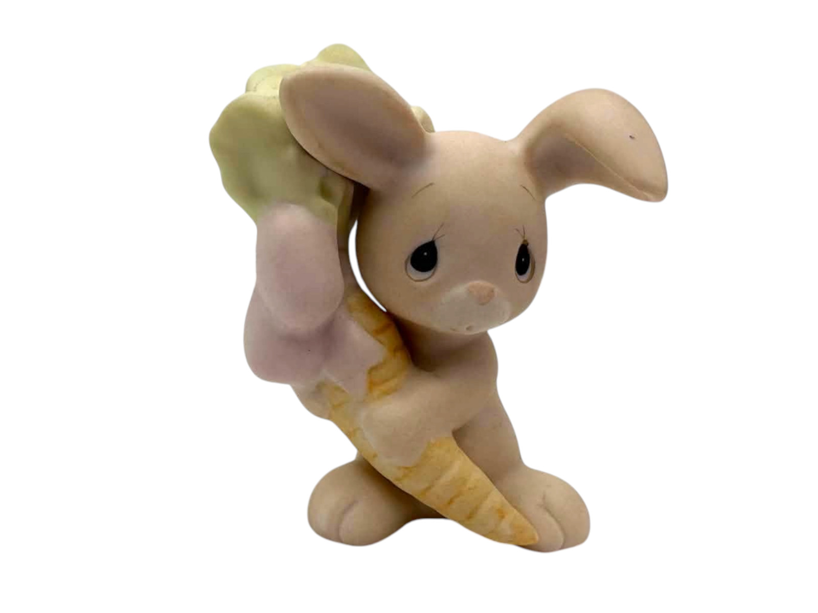 Vintage Jonathan & David Enesco Rabbit Carrot Precious Moments Figurine 1982