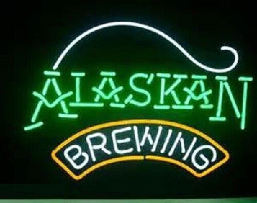 Alaskan Brewing CO. Beer Alaska Neon Lamp Light Sign 24\