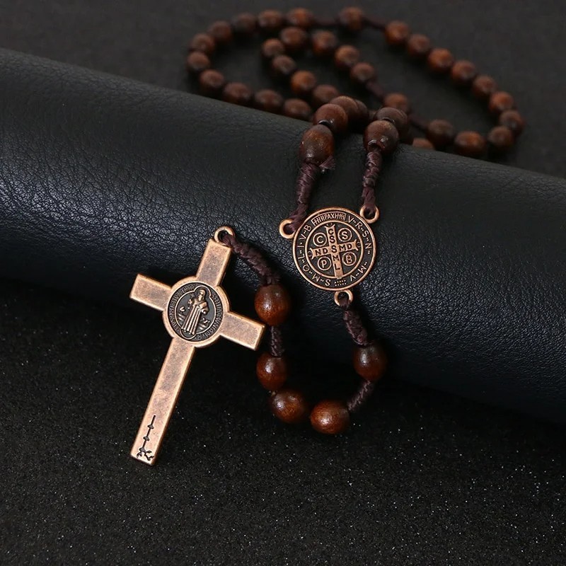 Handmade Wooden Catholic Rosaries Rosary Necklace From Bethlehem Olive Wood