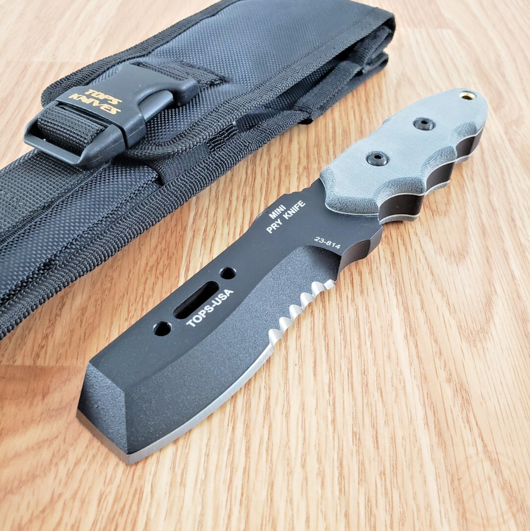 TOPS Mini Pry Fixed Knife 4.25