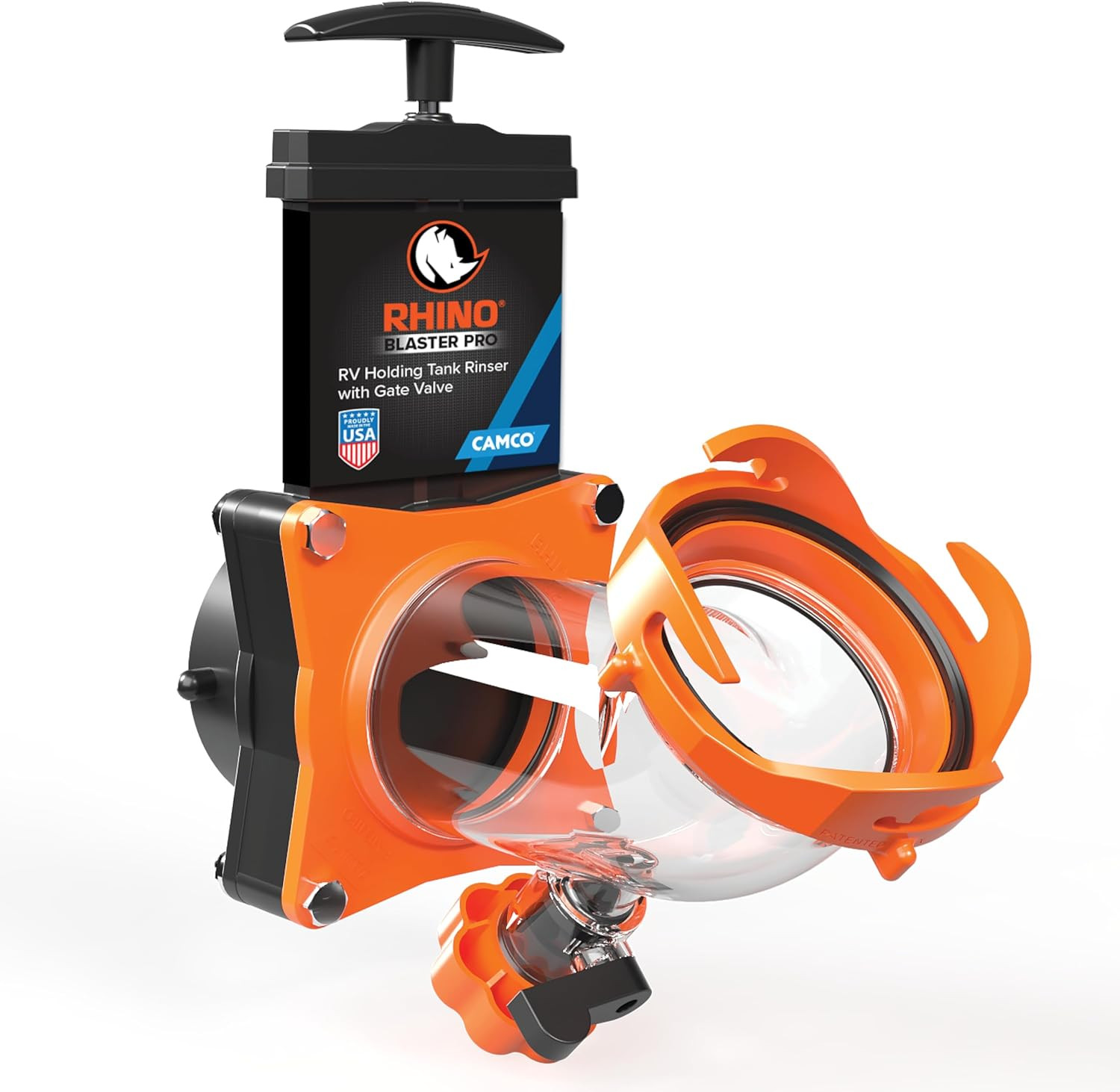 Camco Rhino Blaster RV Tank Rinser with Gate Valve (39086)