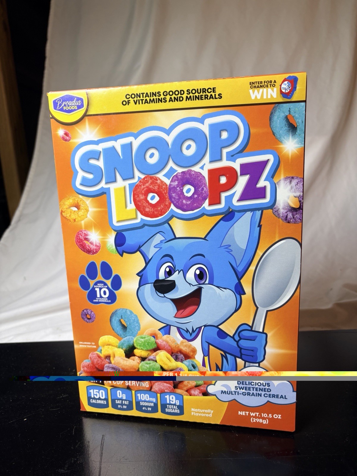 Snoop Loopz Cereal Past Due Date Novemebr 2023 Memorabilia, Only