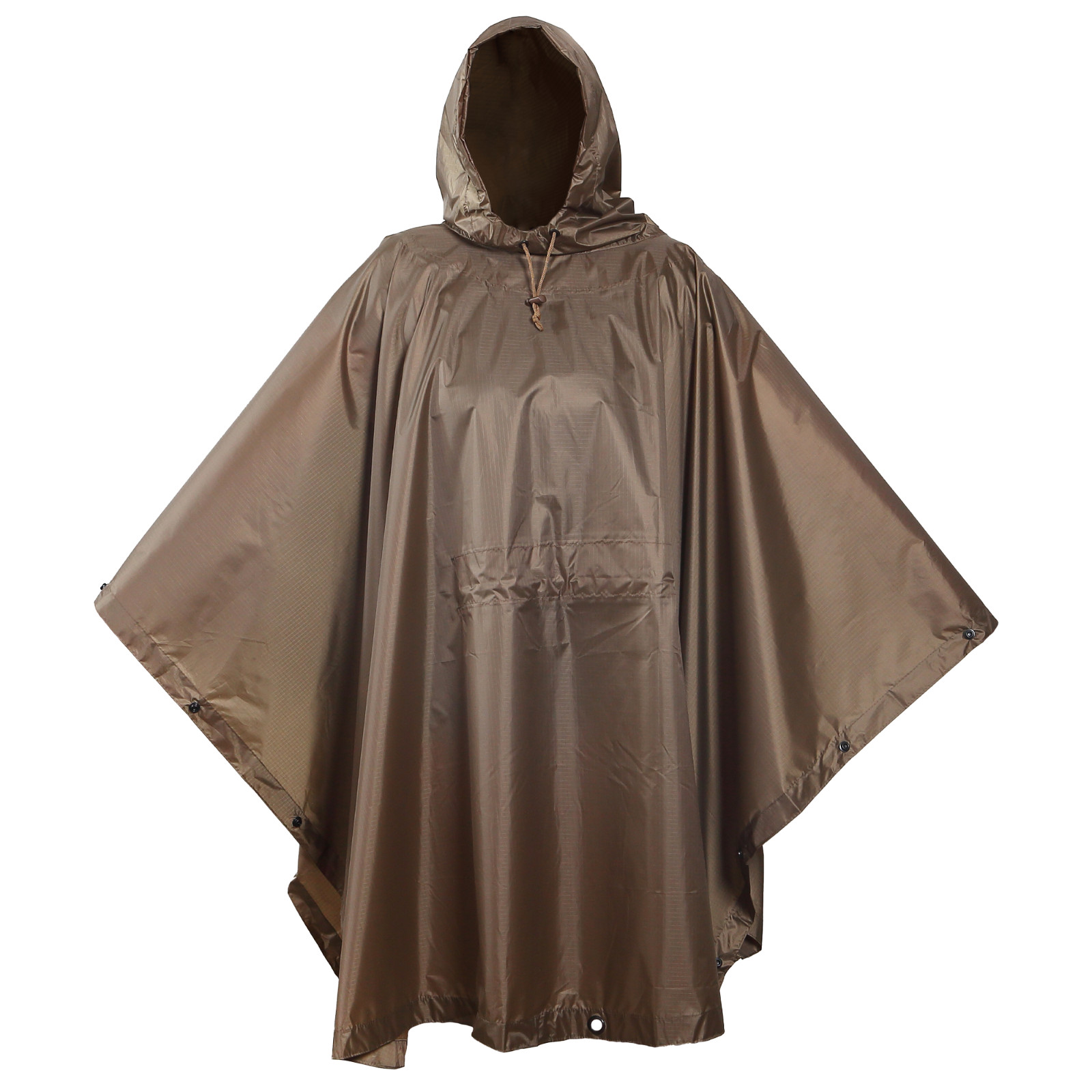 USGI Industries Military Style Multi Use Rip Stop (Coyote, Rain Poncho) USGI Industries Military Style Multi Use Rip Stop (Coyote, Rain Poncho)