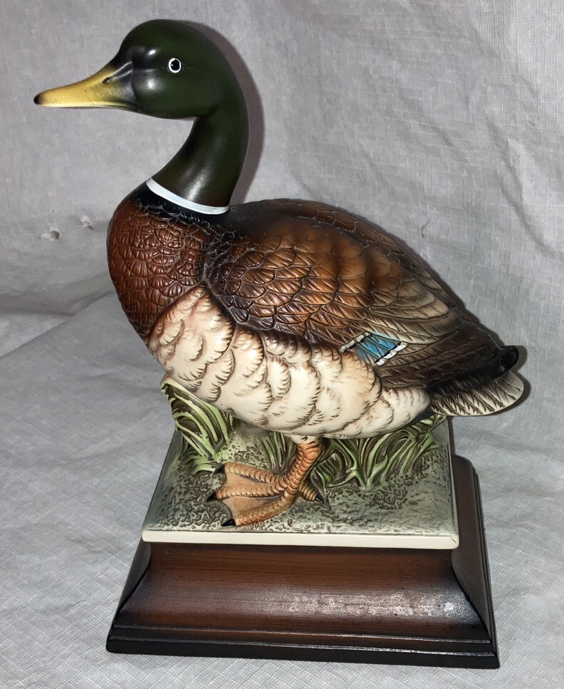 Beautiful Duck Porcelain Figurine Numbered