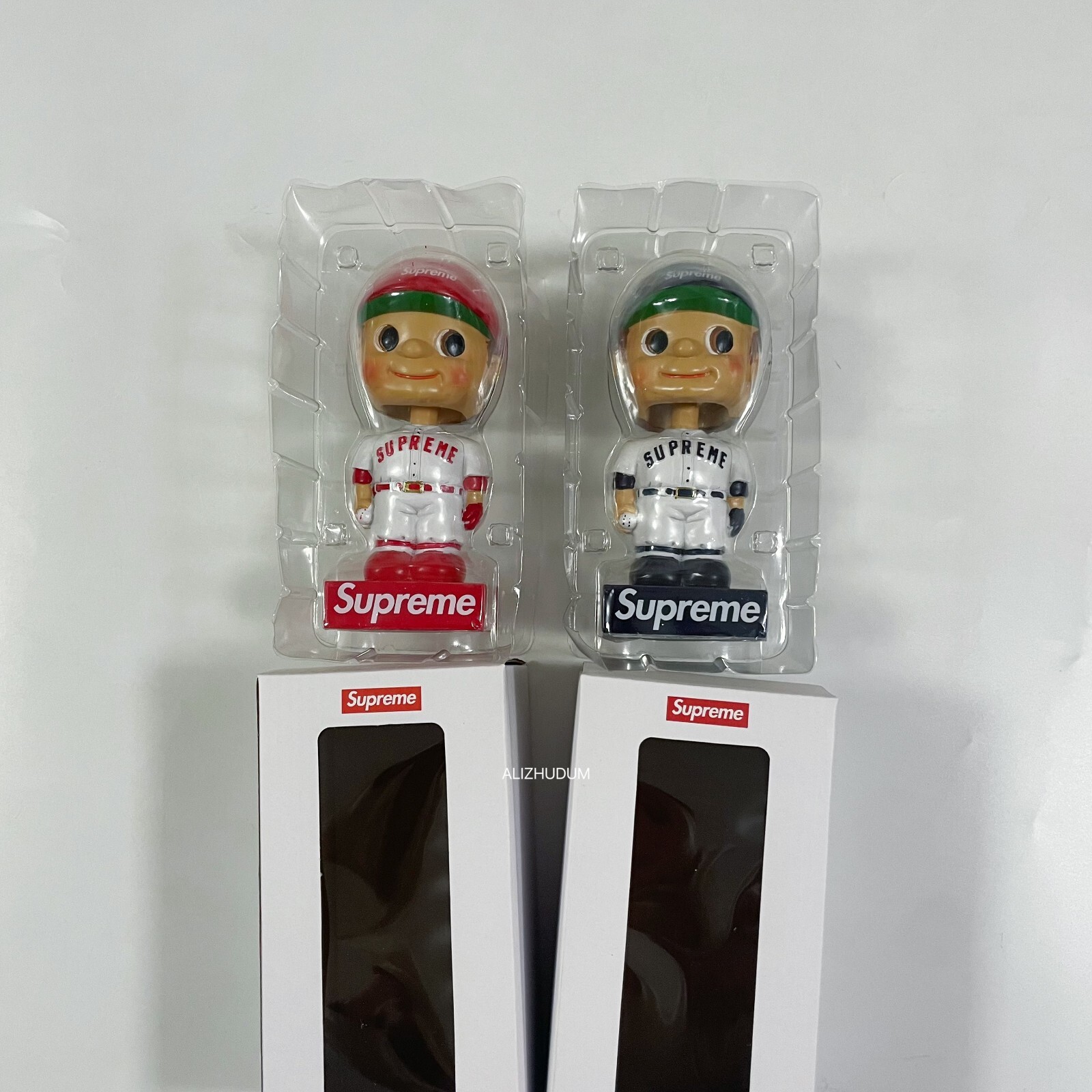 SUPREME SS23 BOBBLEHEAD TOYS RED BLUE BRAND NEW