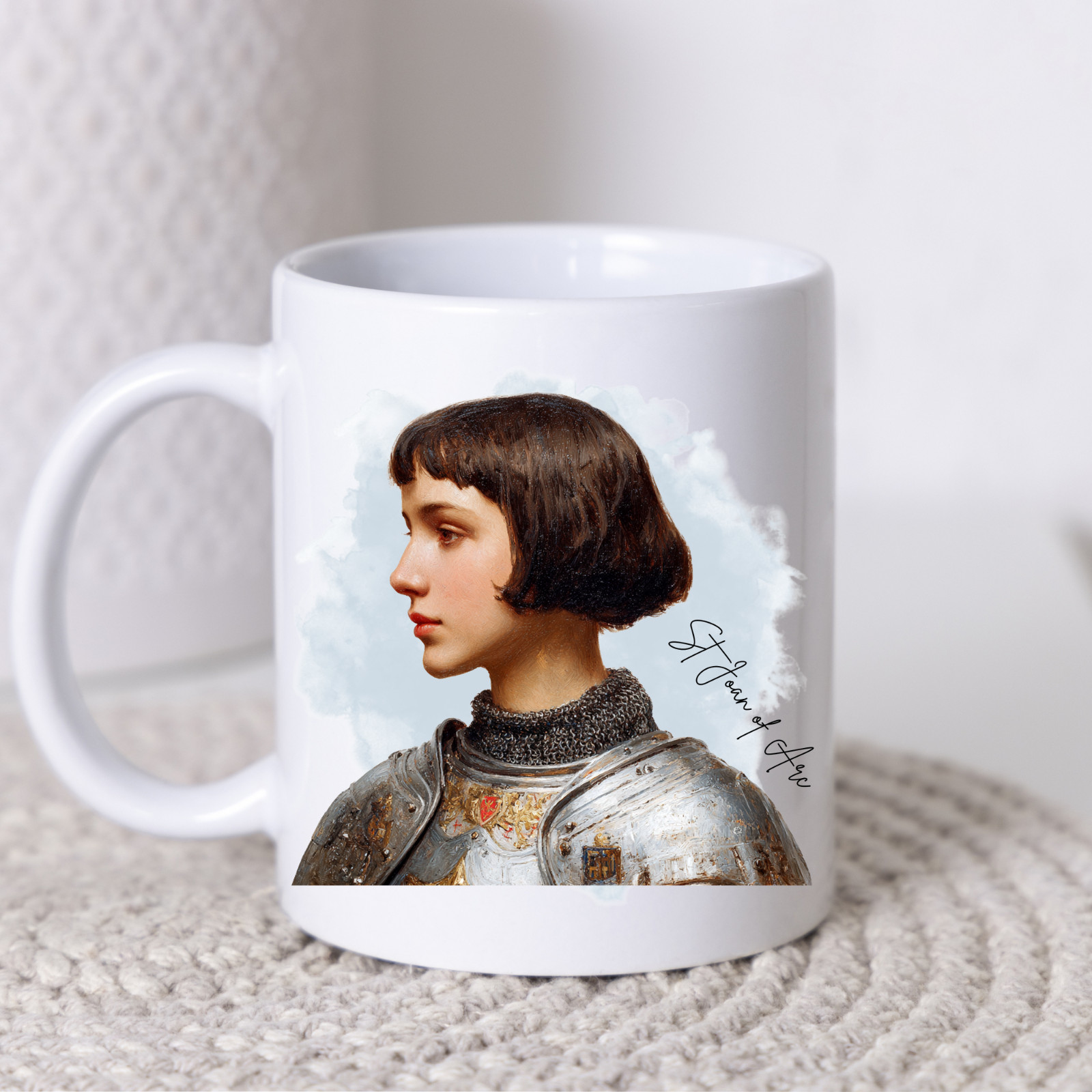 St. Joan of Arc Catholic Mug | Catholic Gift | Patron Saint of Courage