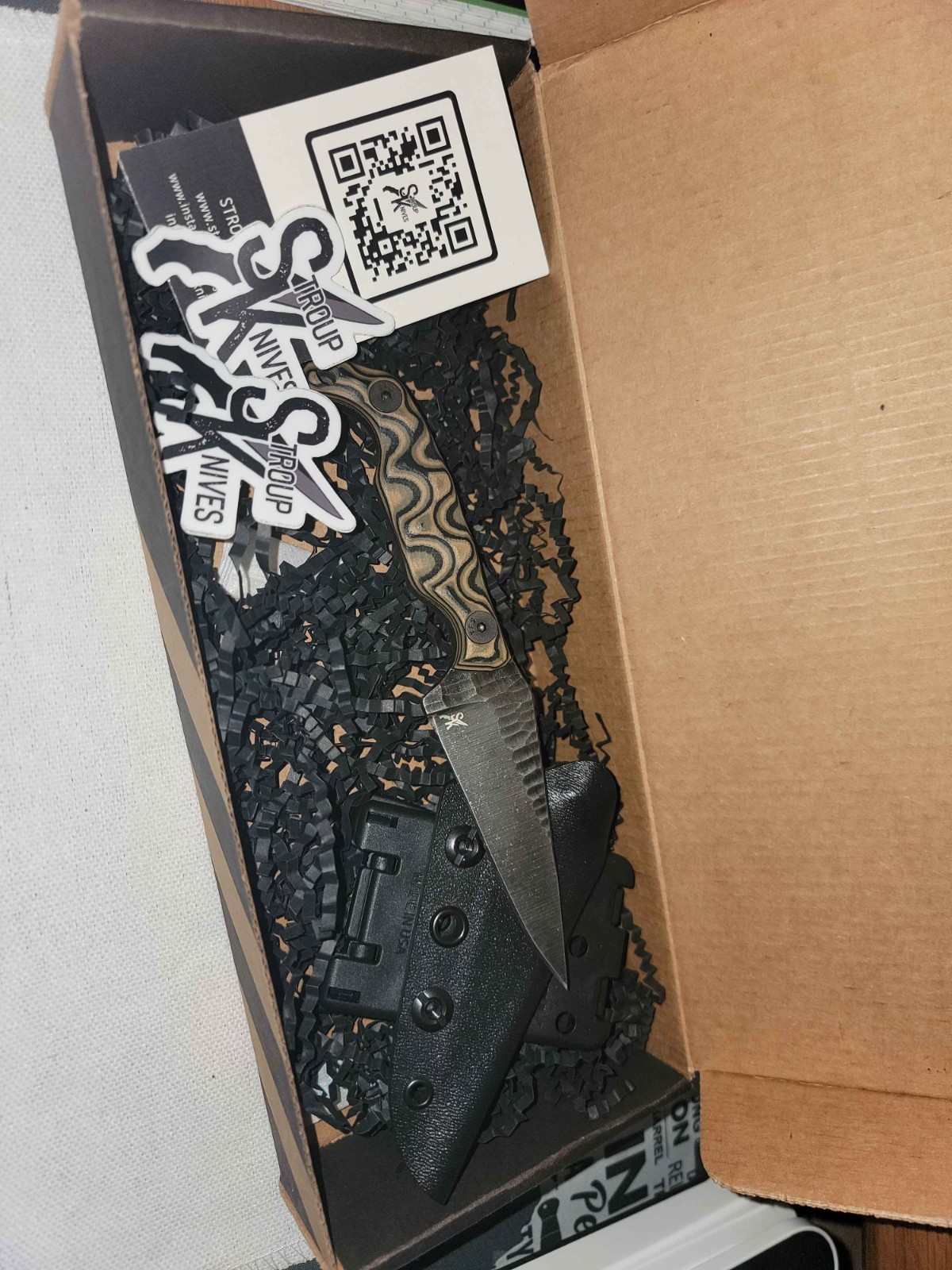 Stroup Knives Mini Camo G10 - New in Box