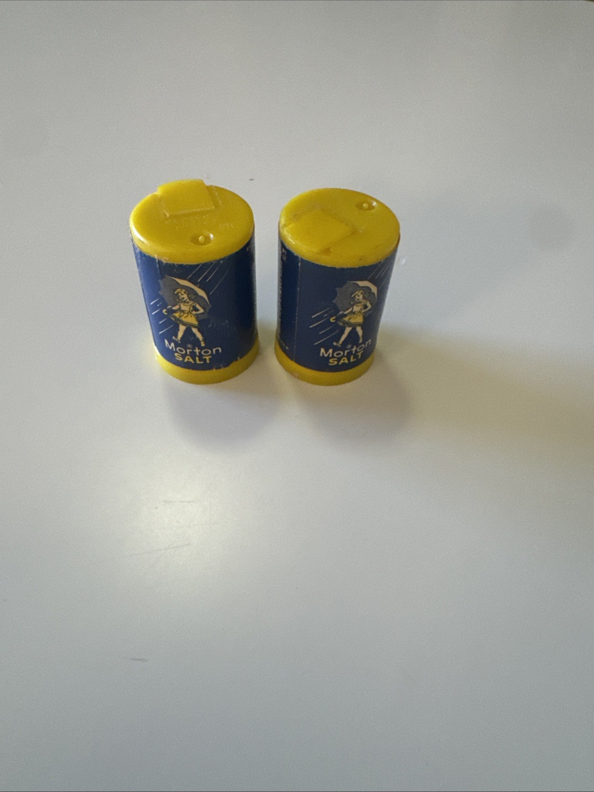 Vintage Miniature Morton Salt Shakers 1960S Memorabilia