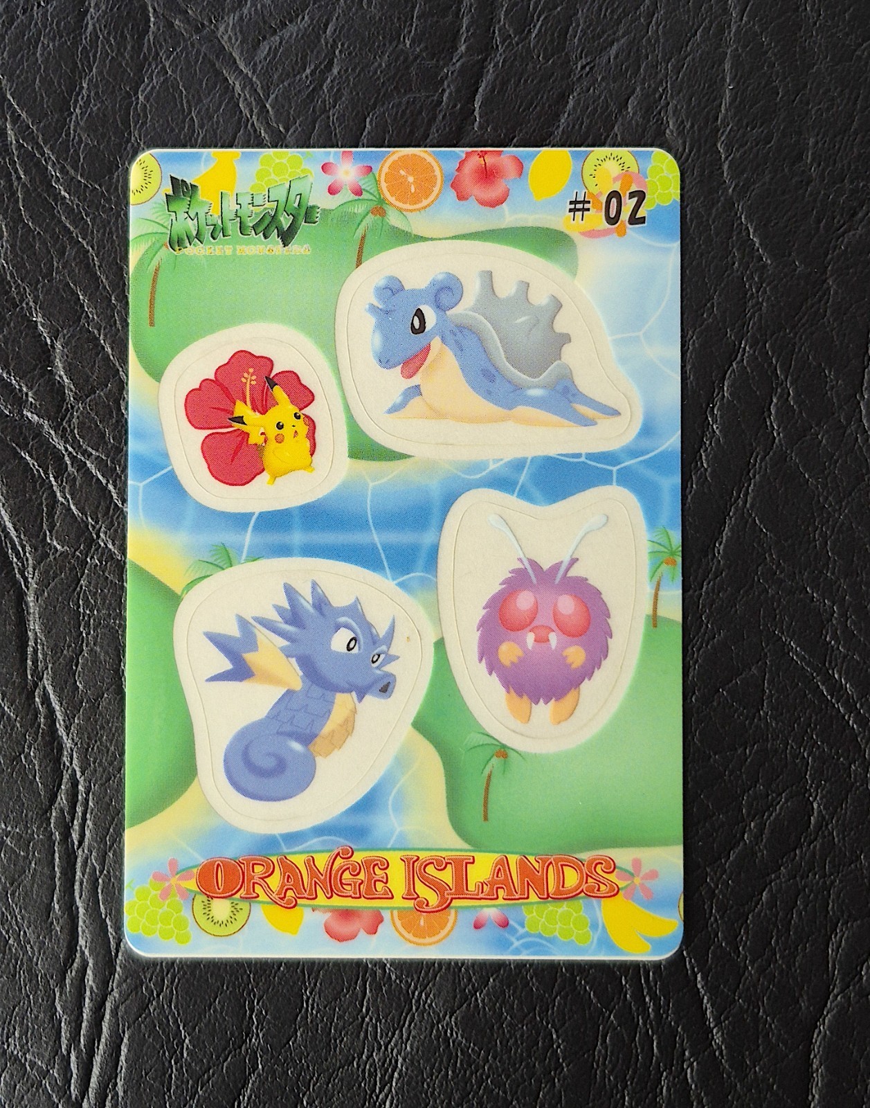 [LP] Lapras Seadra #02 Sticker - Sealdass Orange Islands - Pokemon Japanese 1999