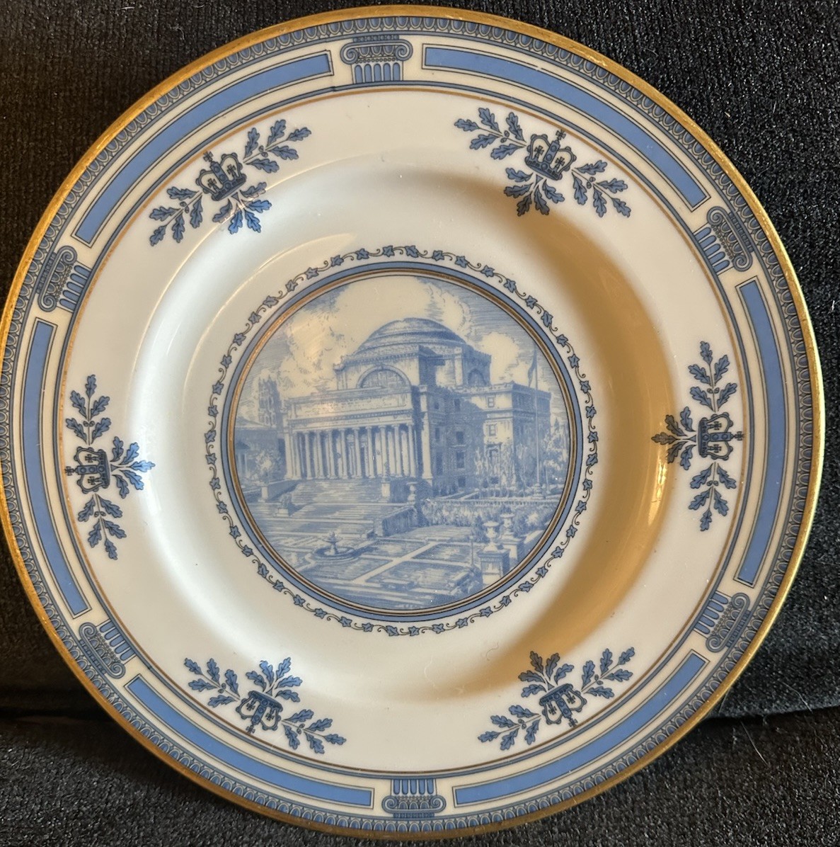 Lenox 1932 Columbia University Low Memorial Library Plate Lenox 1932 Columbia University Low Memorial Library Plate