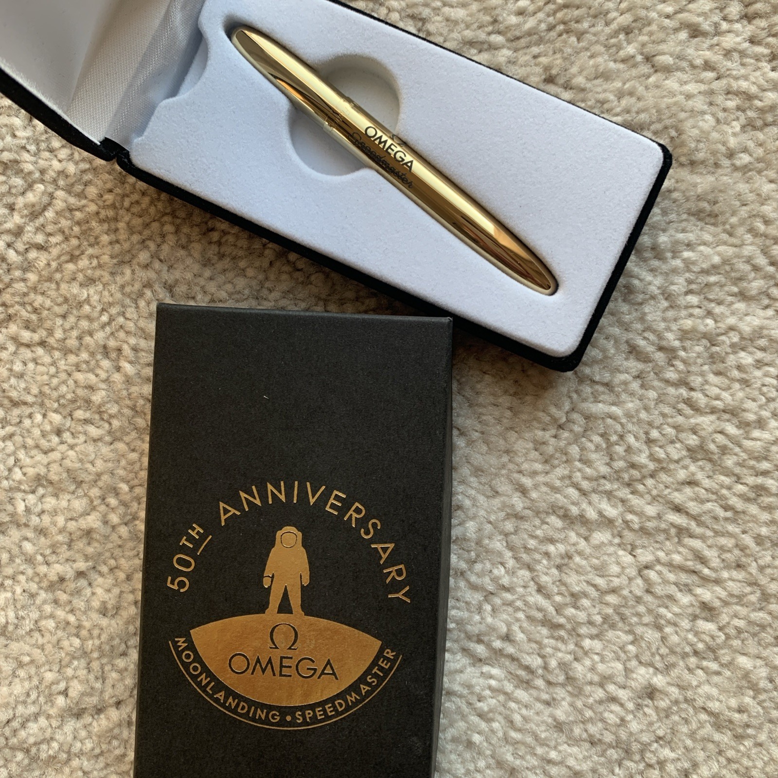 OMEGA 50th Anniversary Moonlanding Speedmaster Space Pen New OMEGA 50th Anniversary Moonlanding Speedmaster Space Pen New