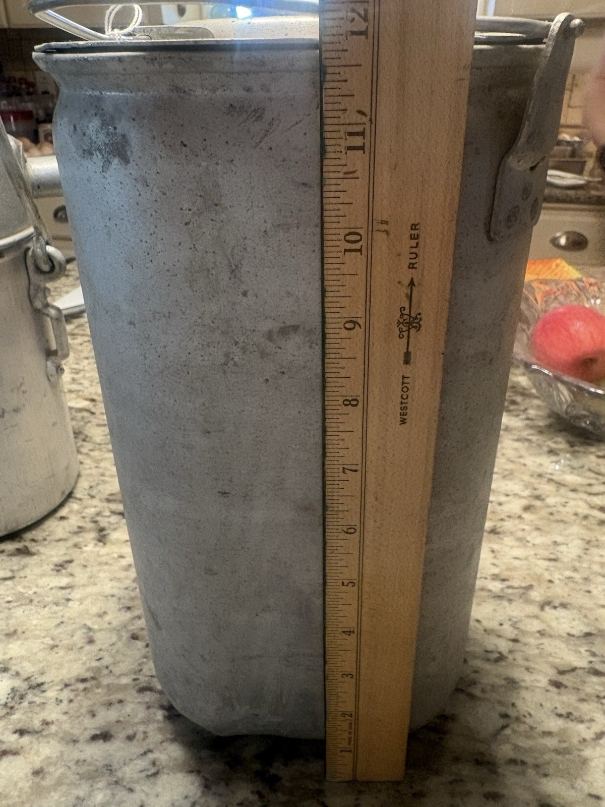 1948 Vintage US Aluminum Food Storage Canister Swartzbaugh Co. Toledo Ohio Rare