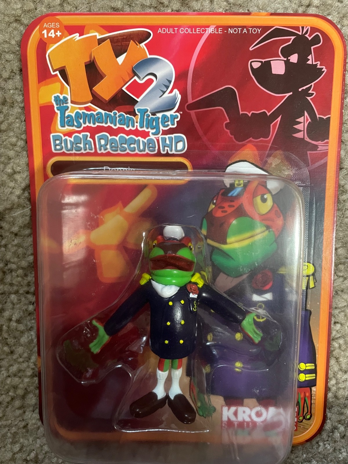 Dennis Ty the Tasmanian Tiger figure (NIB and RARE)