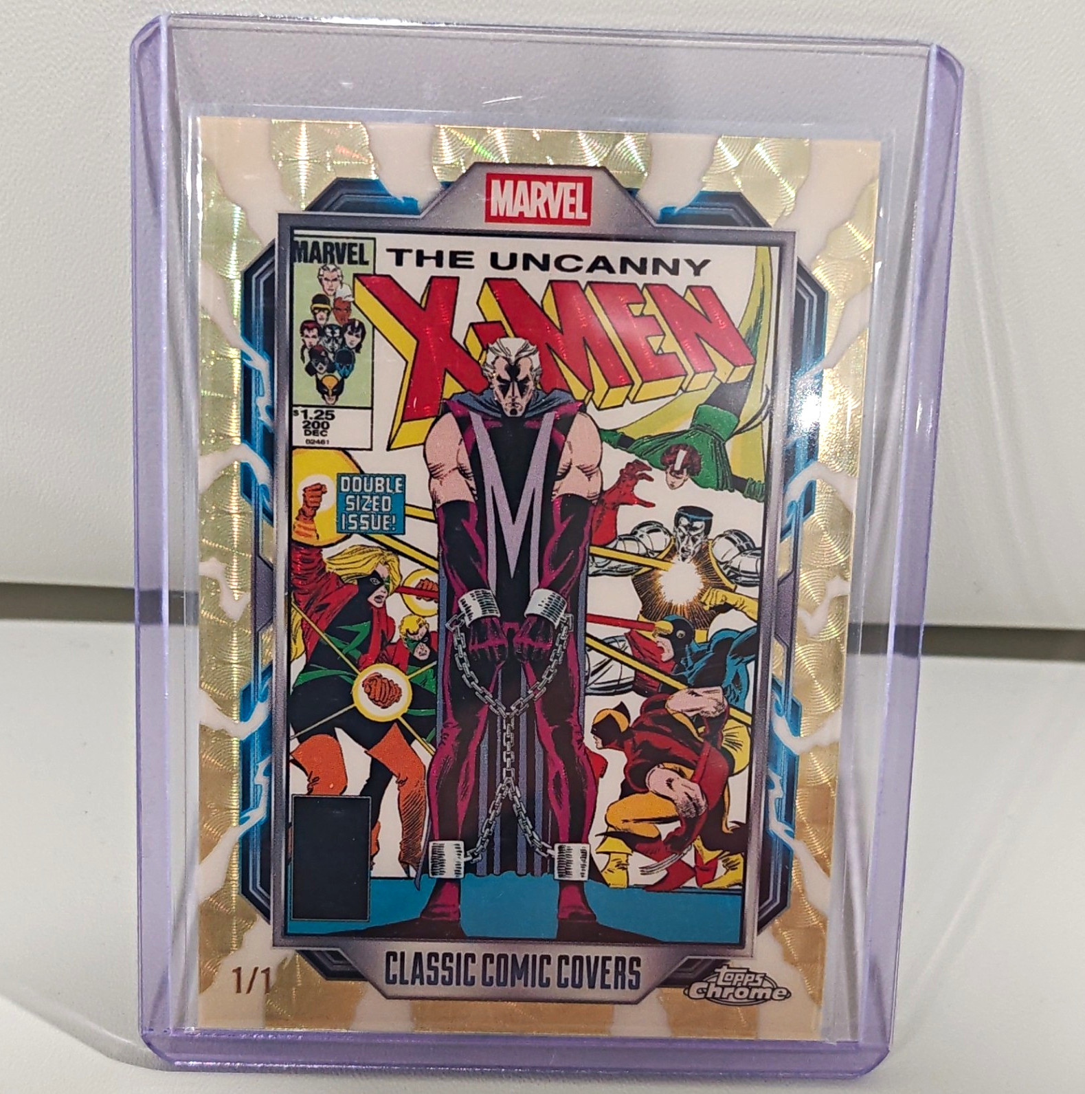 Topps 2026 Topps Chrome Marvel Classic Comic Covers CC-07 SuperFractor 1/1