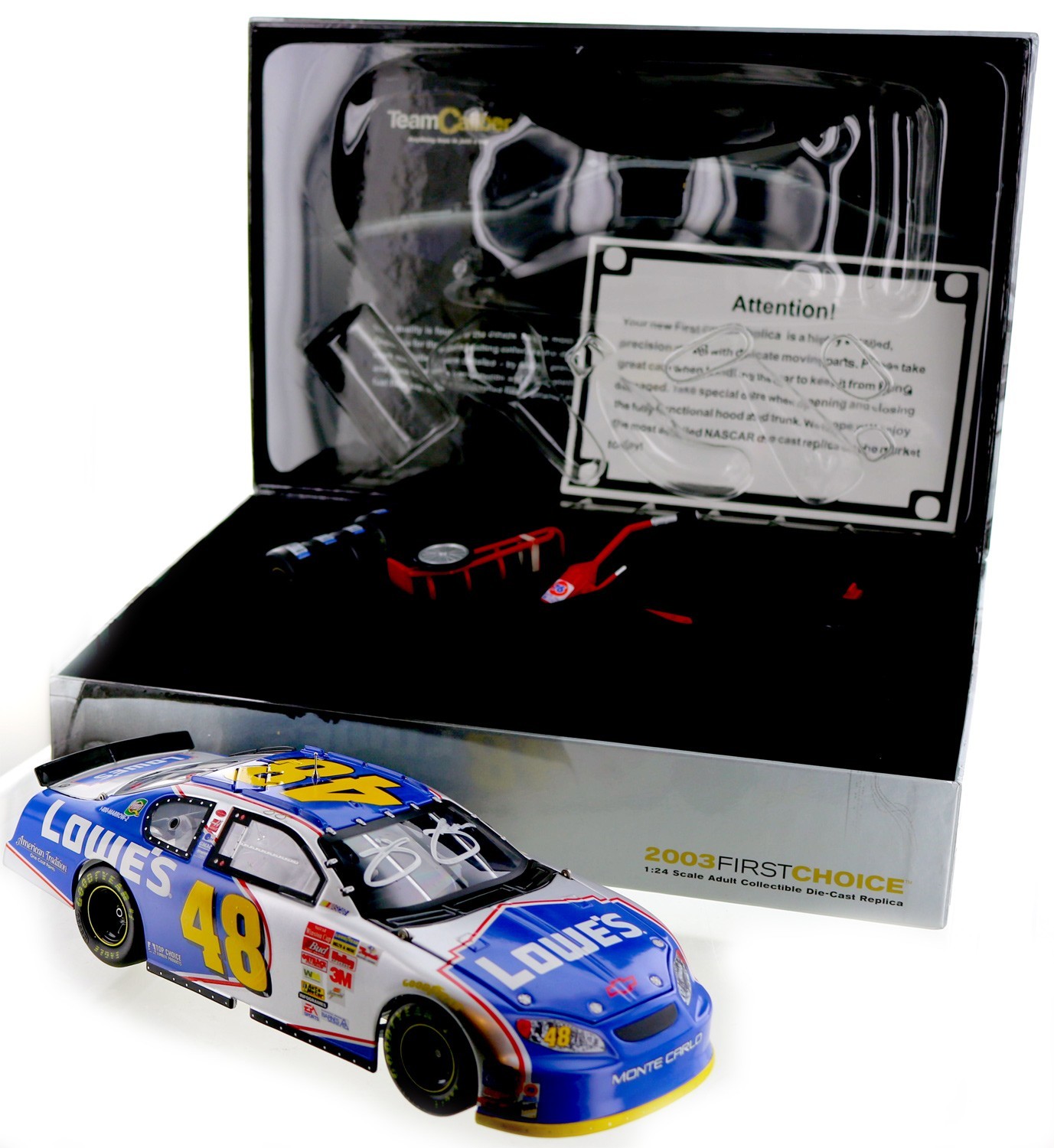 Jimmie Jonson 2003 First Choice 24th Scale Diecast. Best detail of all diecast Jimmie Jonson 2003 First Choice 24th Scale Diecast. Best detail of all diecast