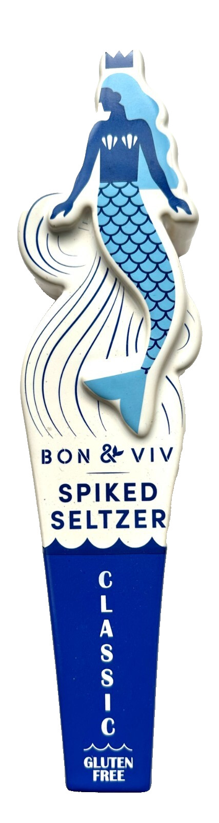 *NEW* BON & VIV - SPIKED SELTZER - CLASSIC MERMAID - CERAMIC - TAP HANDLE