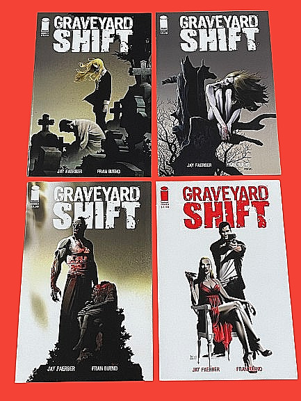 Graveyard Shift #1-4 Set 2014-15 Image Comics Jay Faerber Fran Bueno Horror