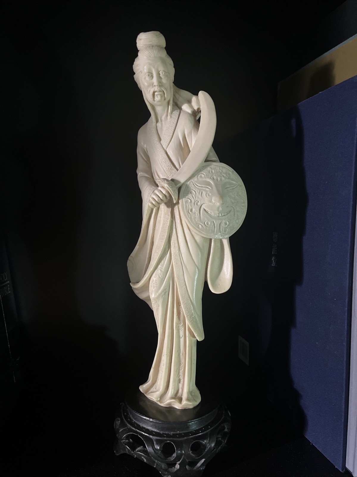 Vintage Vintage A Santini Samari Warrior Sculpture Statue Italy 12.5 Inches Vintage Vintage A Santini Samari Warrior Sculpture Statue Italy 12.5 Inches