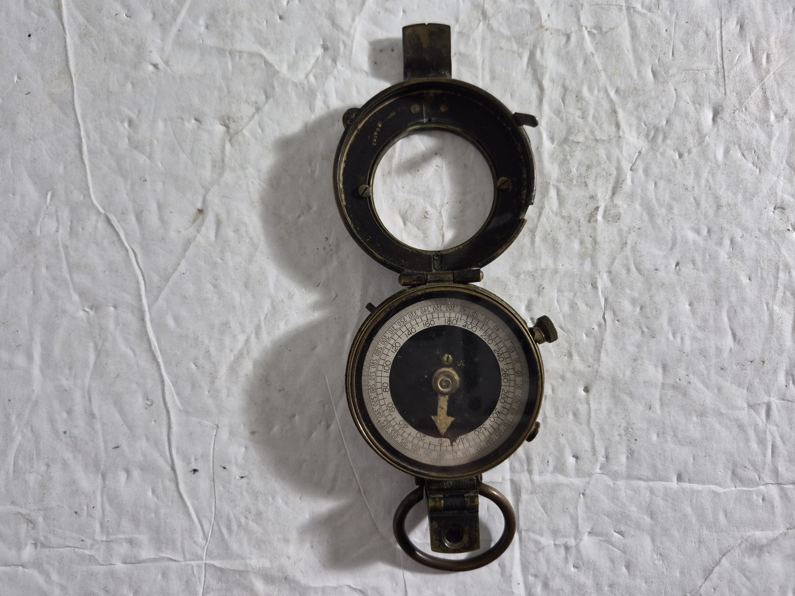 1918 WW I Cruchon & Emons Mfg. Verners Military Compass (Not Working) 1918 WW I Cruchon & Emons Mfg. Verners Military Compass (Not Working)